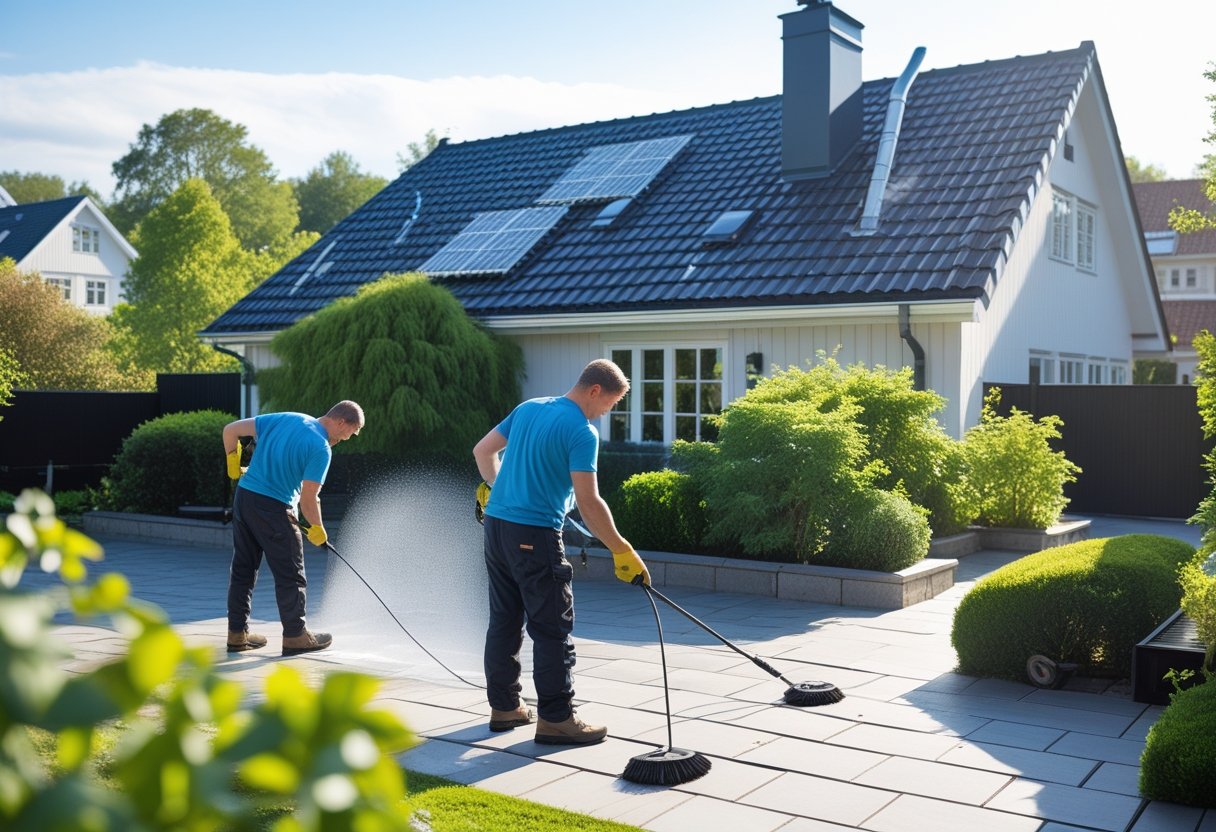 Saadan faar du et flot tag og rene fliser i Helsinge